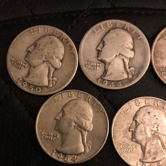 90% silver coins American quarters - Picture 3 of 17